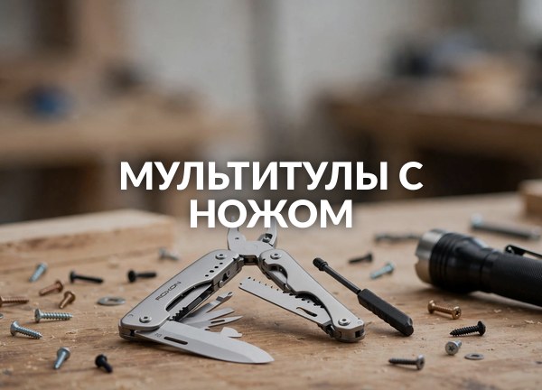 Мультитулы с ножом